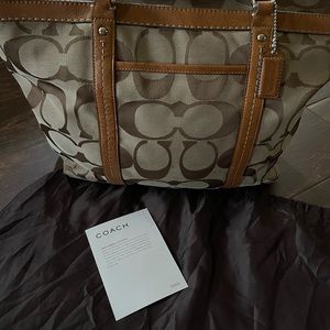 Coach Monogram Gallery Tote